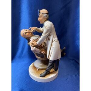 1970's Rockford Dentist and Patient Porcelain Figurine